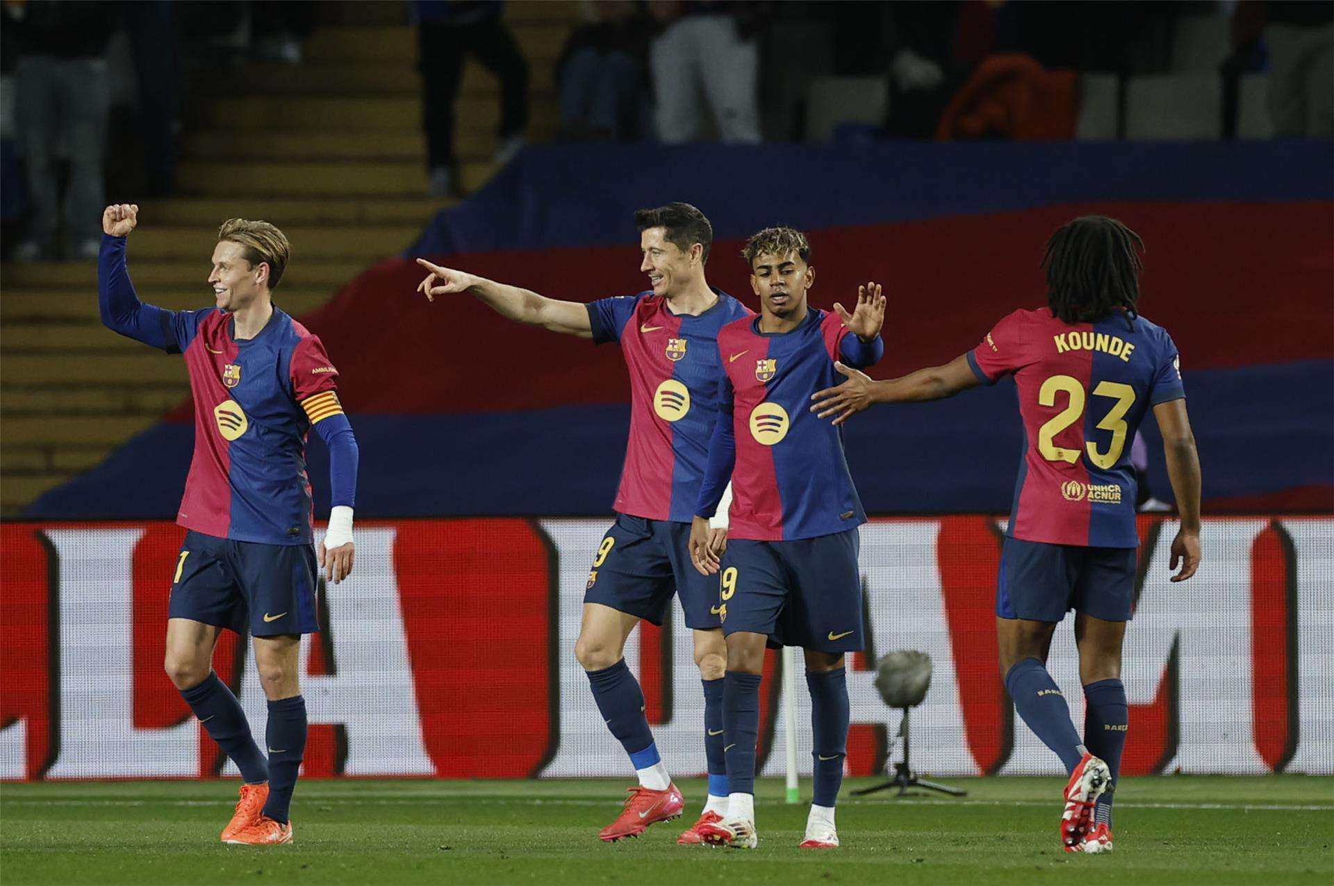 لاعبو برشلونة