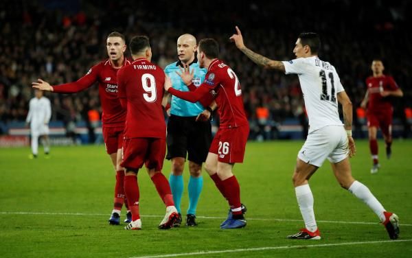 لقاء سابق بين سان جيرمان وليفربول