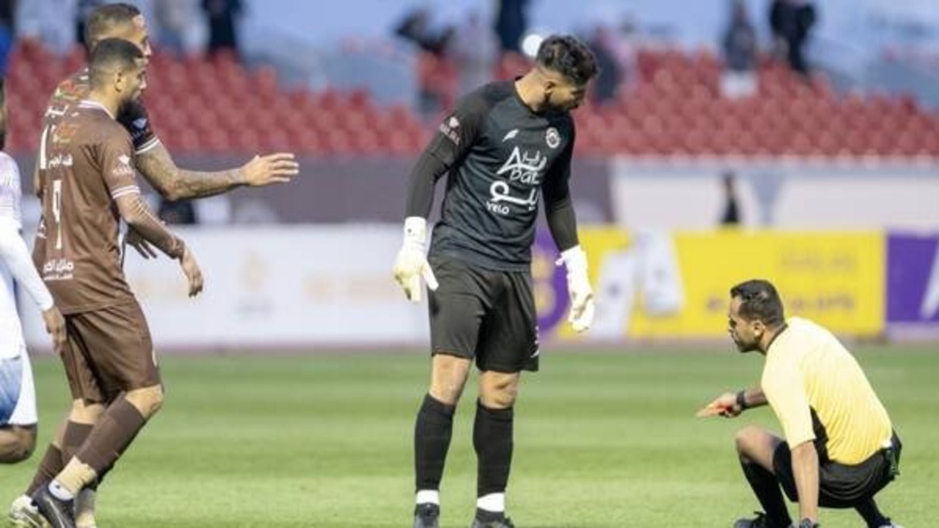 من واقعة اعتداء الحارس على الحكم