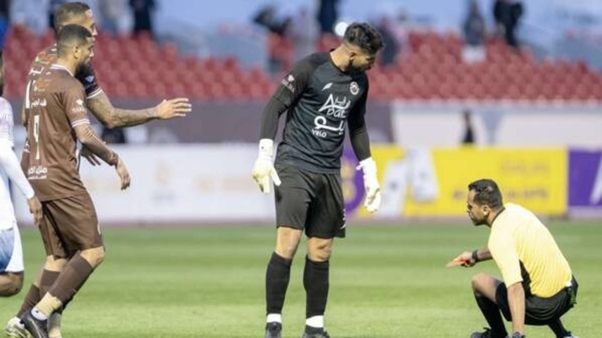 من واقعة اعتداء الحارس على الحكم