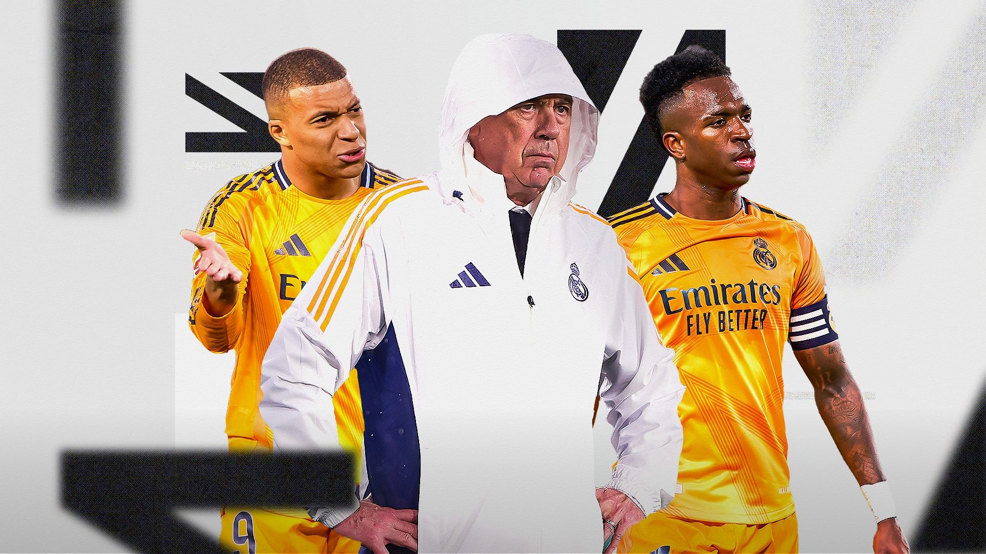 أنشيلوتي ومبابي وفينيسيوس