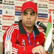 مهدي علي مدرب المنتخب الإماراتي الأولمبي لكرة القدم 