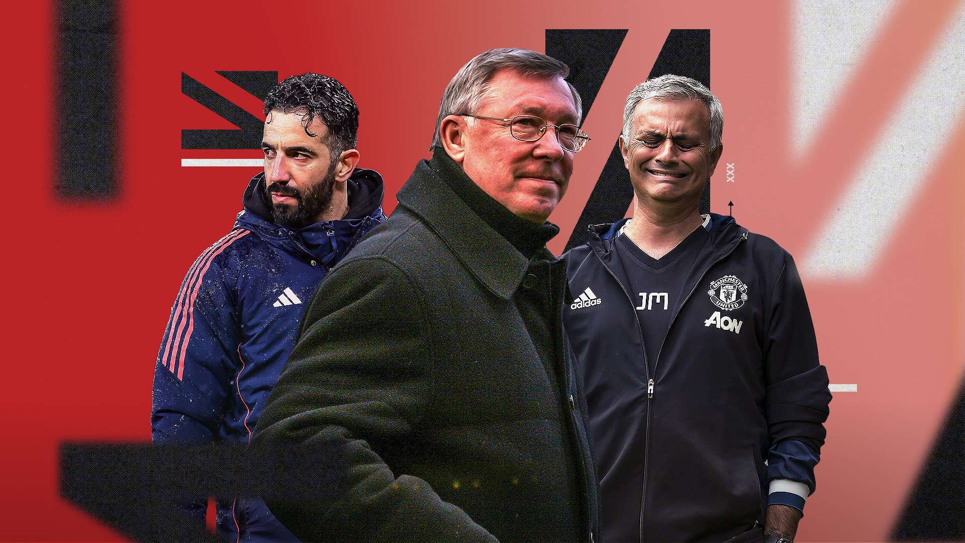 أليكس فيرجسون ومورينيو وأموريم