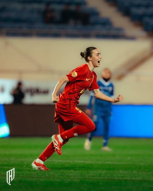 مرام اليحيا بعد تسجيلها بمرمى الهلال