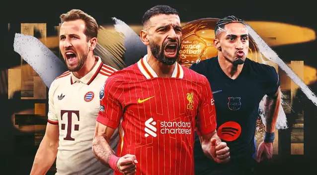 رافينيا ومحمد صلاح وهاري كين