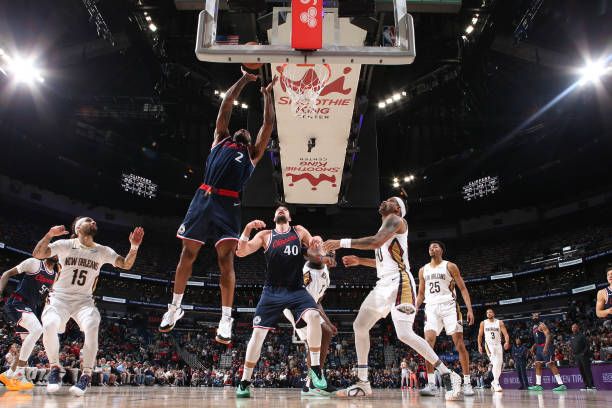 من مباراة بيليكانز ولوس أنجليس كليبرز