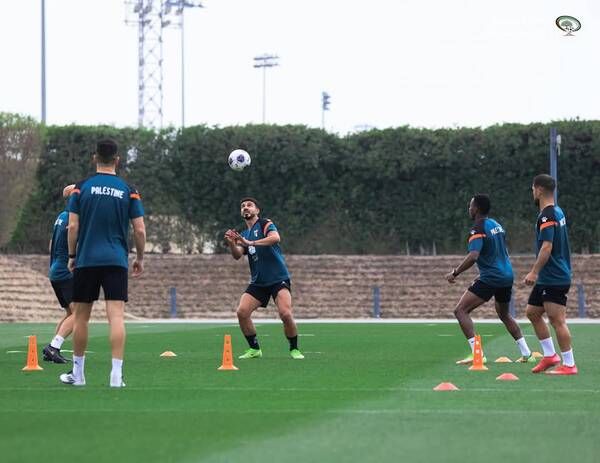 من تدريبات المنتخب