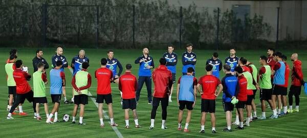 من تدريبات المنتخب