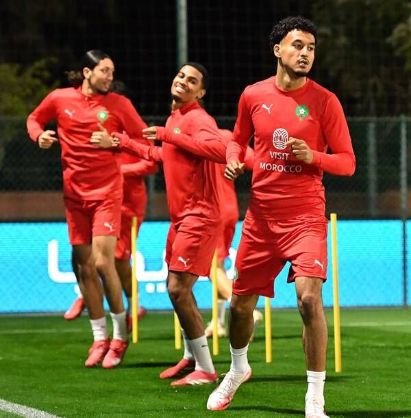 من تدريبات المنتخب