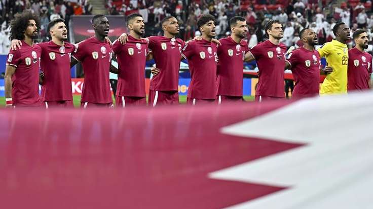 لاعبو منتخب قطر