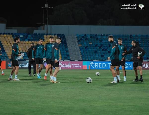 من مران منتخب فلسطين
