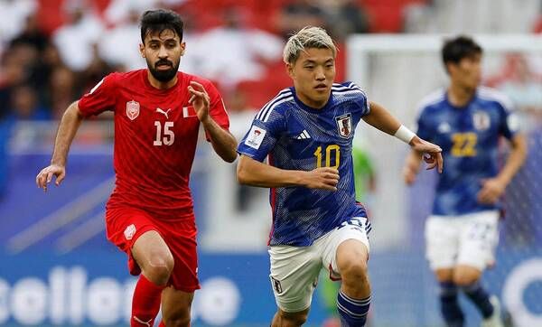 من مباراة سابقة بين البحرين واليابان