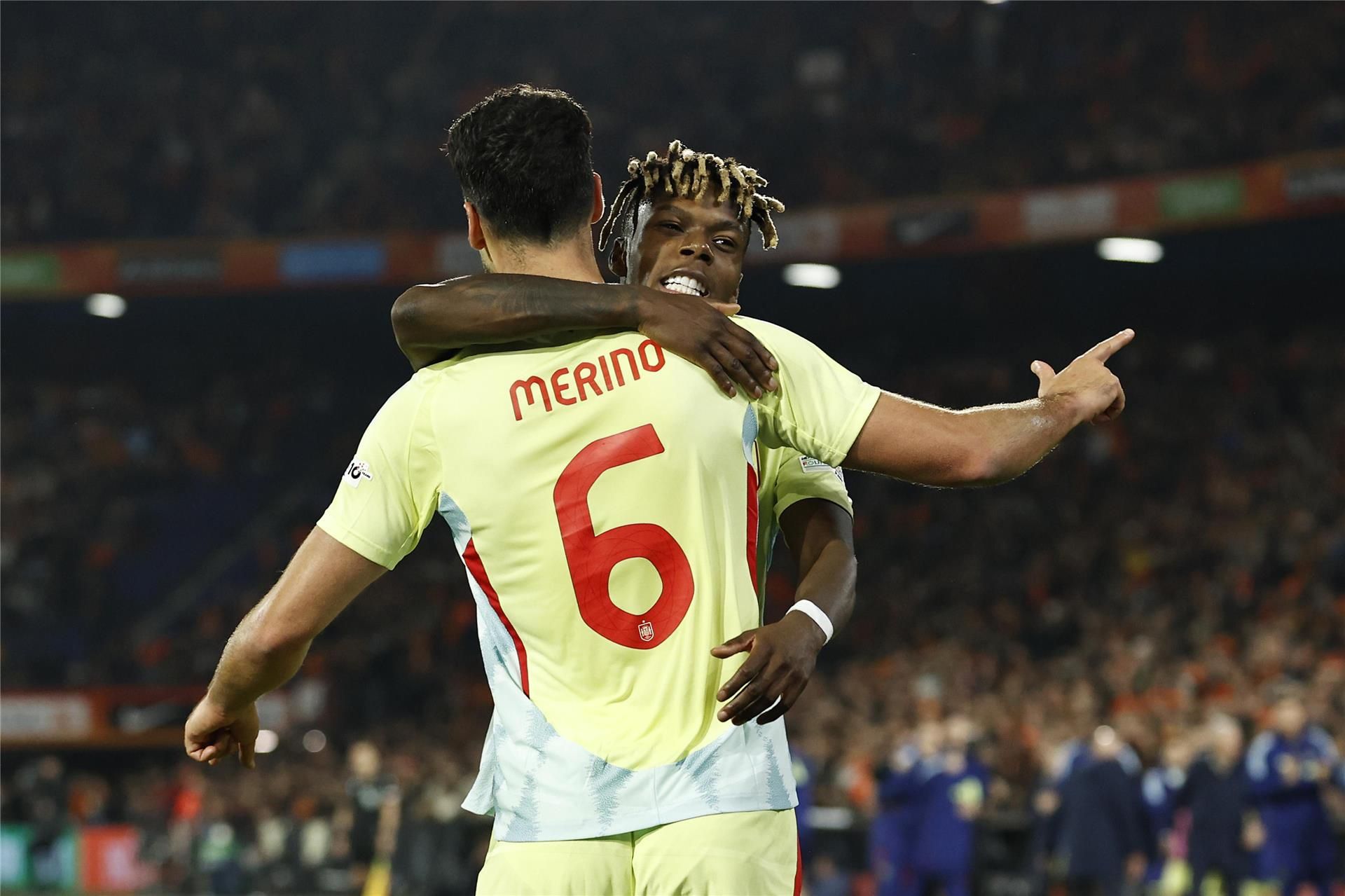 من المباراة