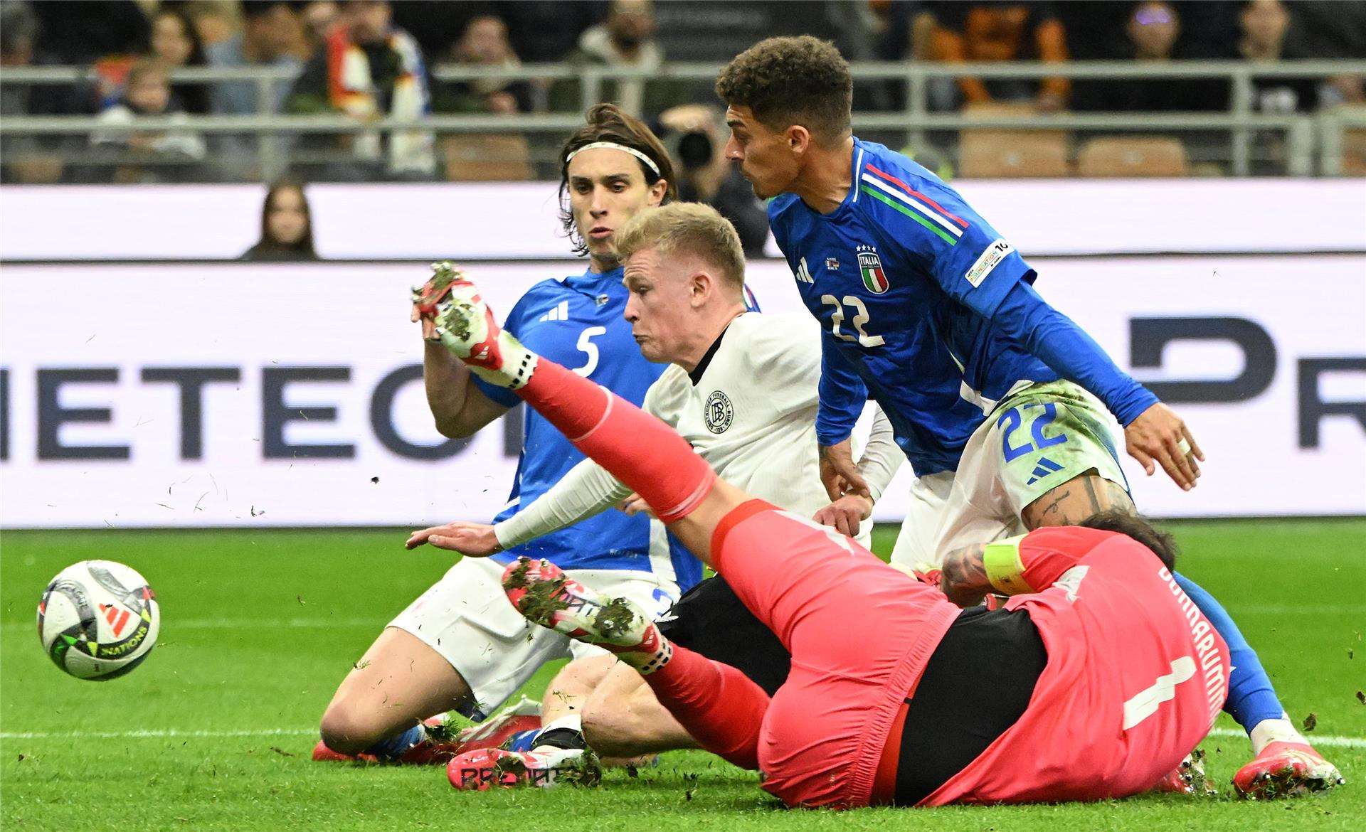 من مواجهة الذهاب بين إيطاليا أمام ألمانيا