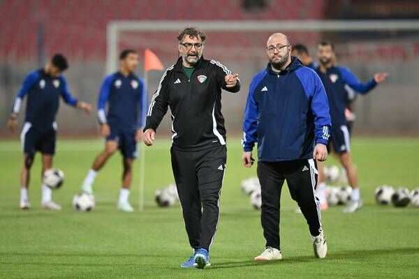 من تدريبات المنتخب