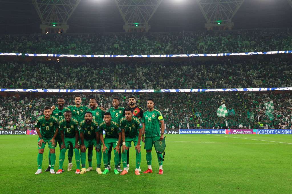 لاعبو منتخب السعودية