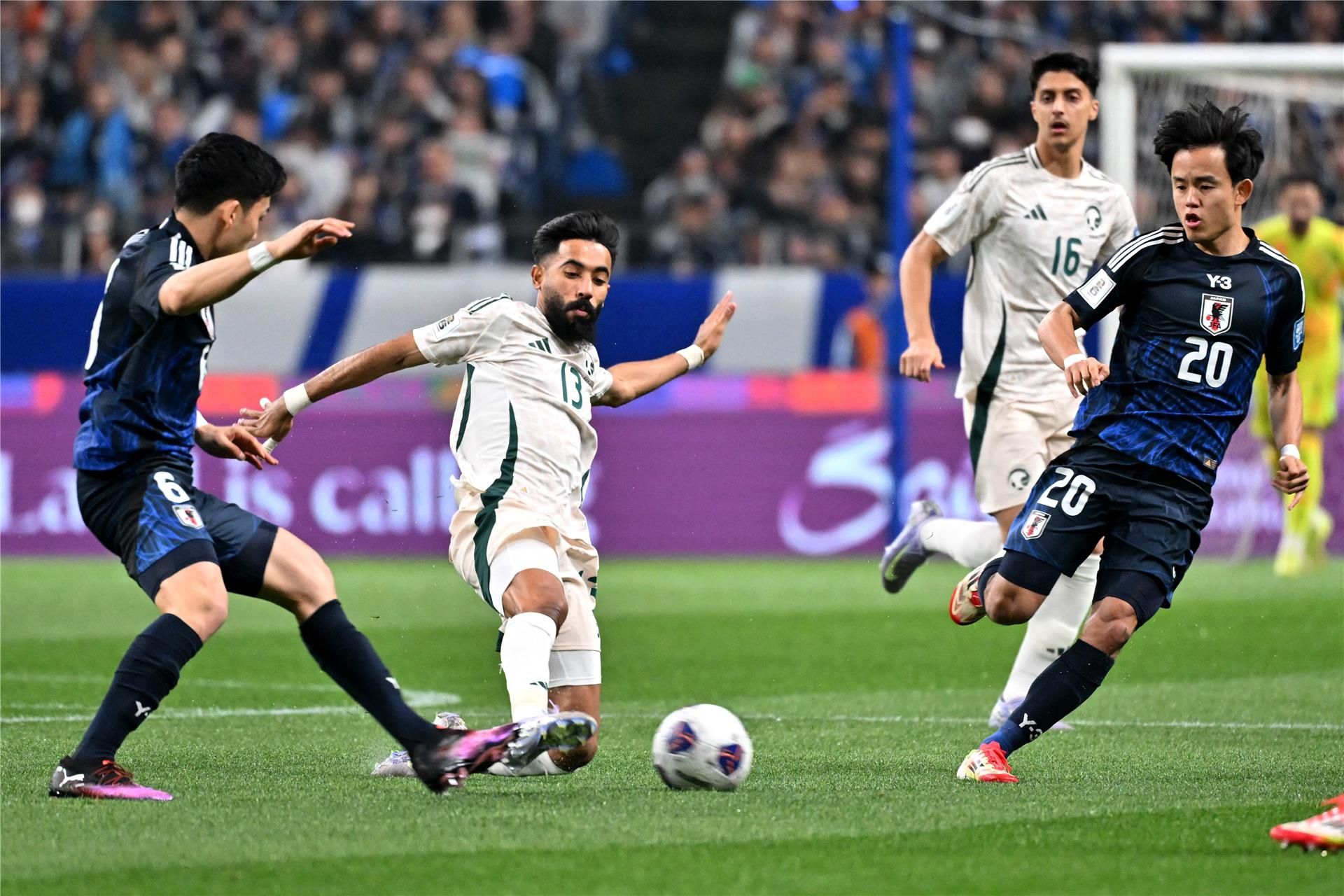 جانب من المباراة