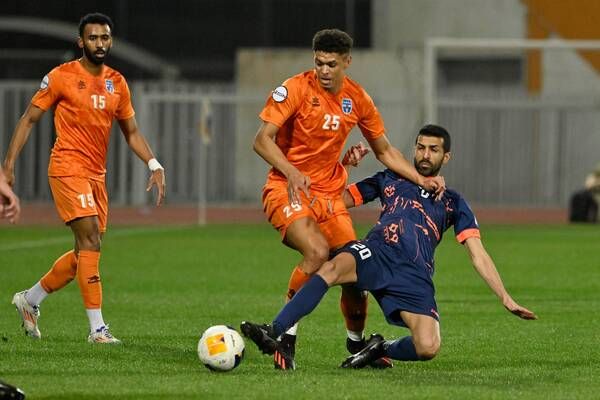 من مباراة كاظمة واليرموك