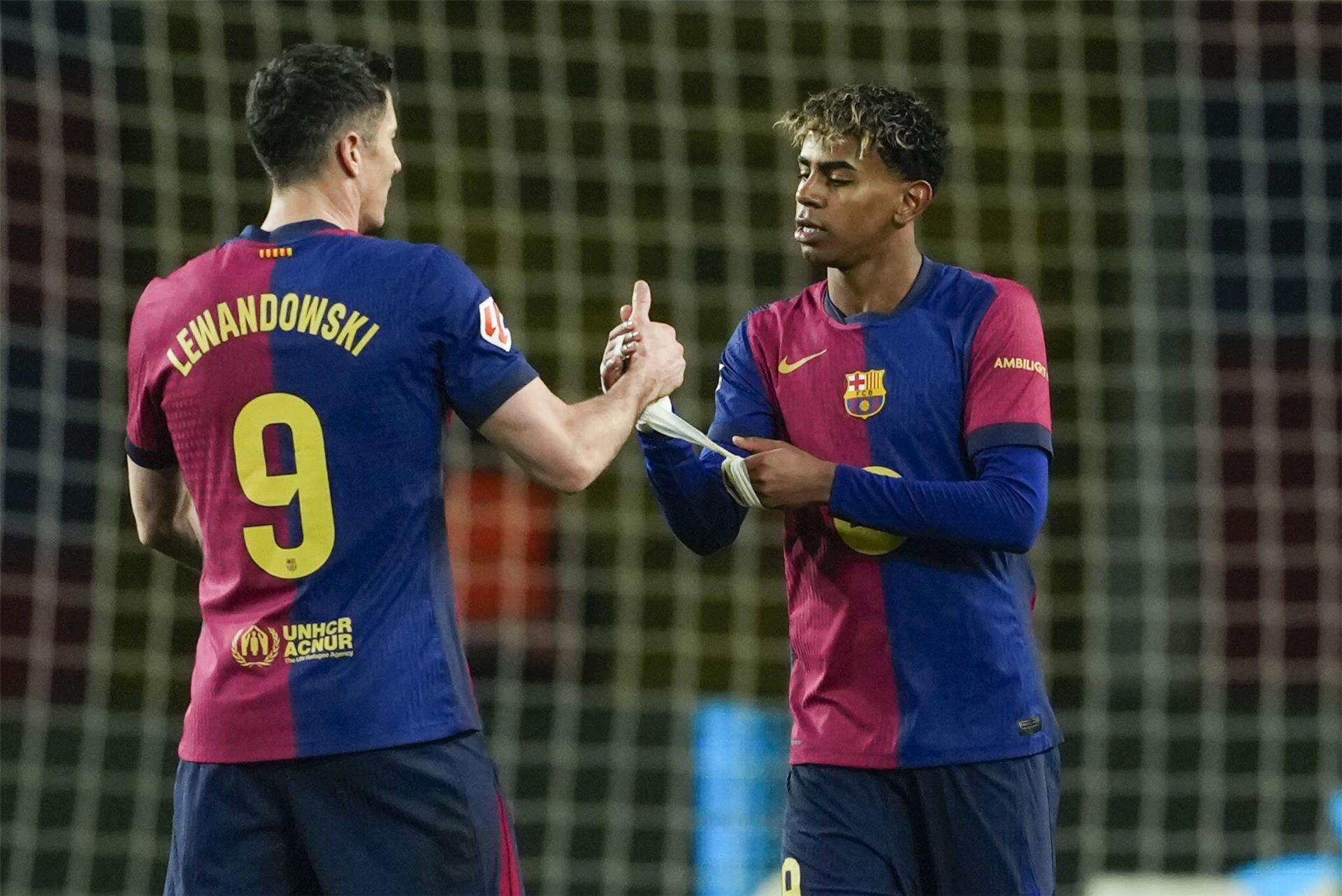 ليفاندوفسكي ويامال