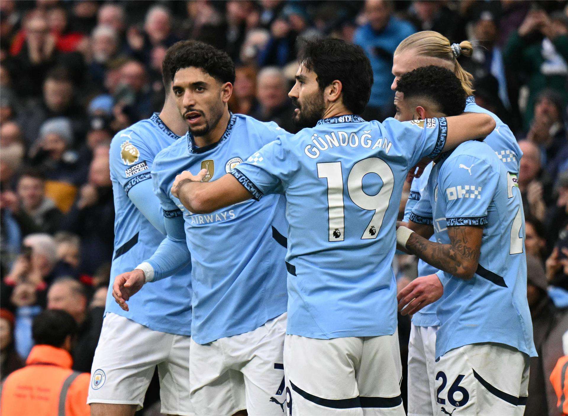 لاعبو مانشستر سيتي