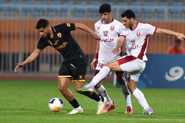 من مباراة القادسية والنصر