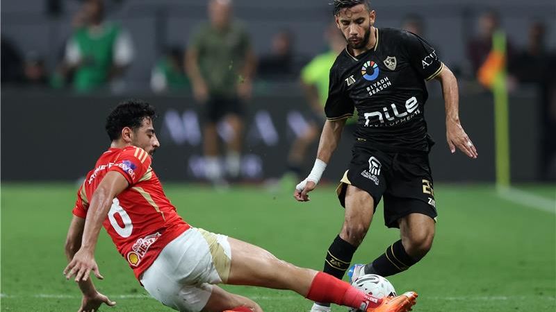 من مباراة سابقة بين الأهلي والزمالك