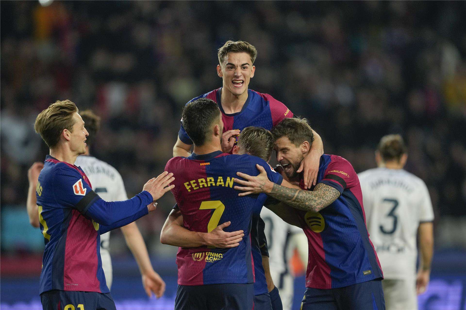 لاعبو برشلونة