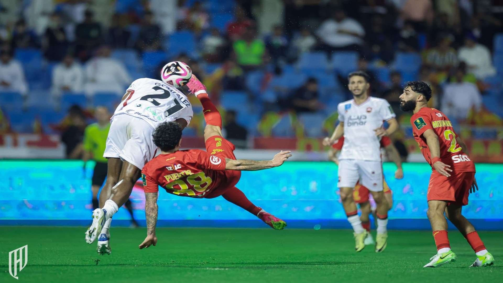 من المباراة