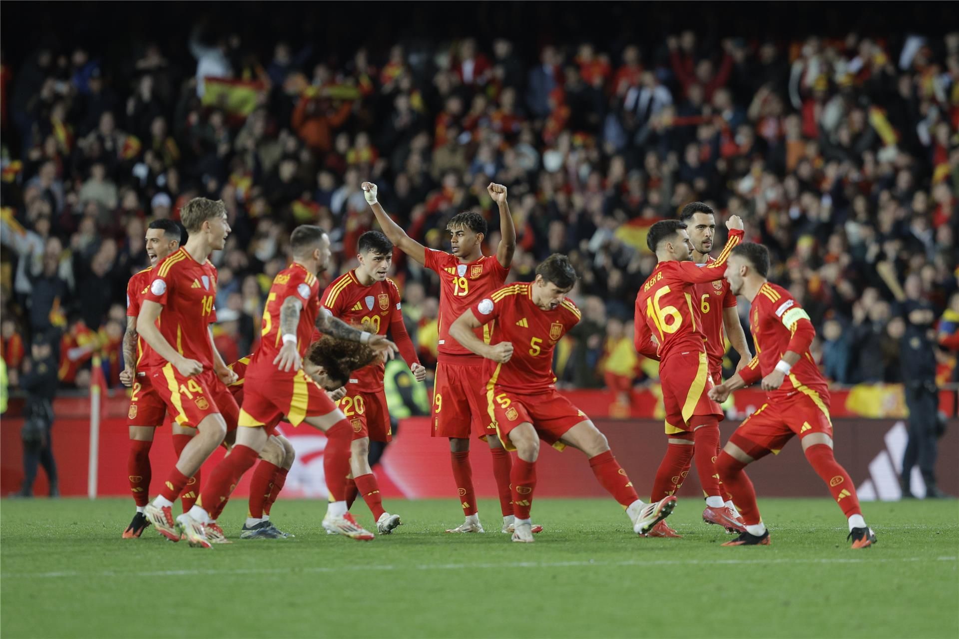 لاعبو منتخب إسبانيا