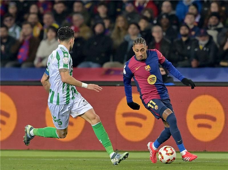 من مباراة سابقة بين برشلونة وريال بيتيس