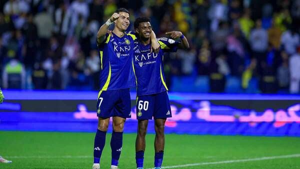 سعد حقوي مع كريستيانو رونالدو