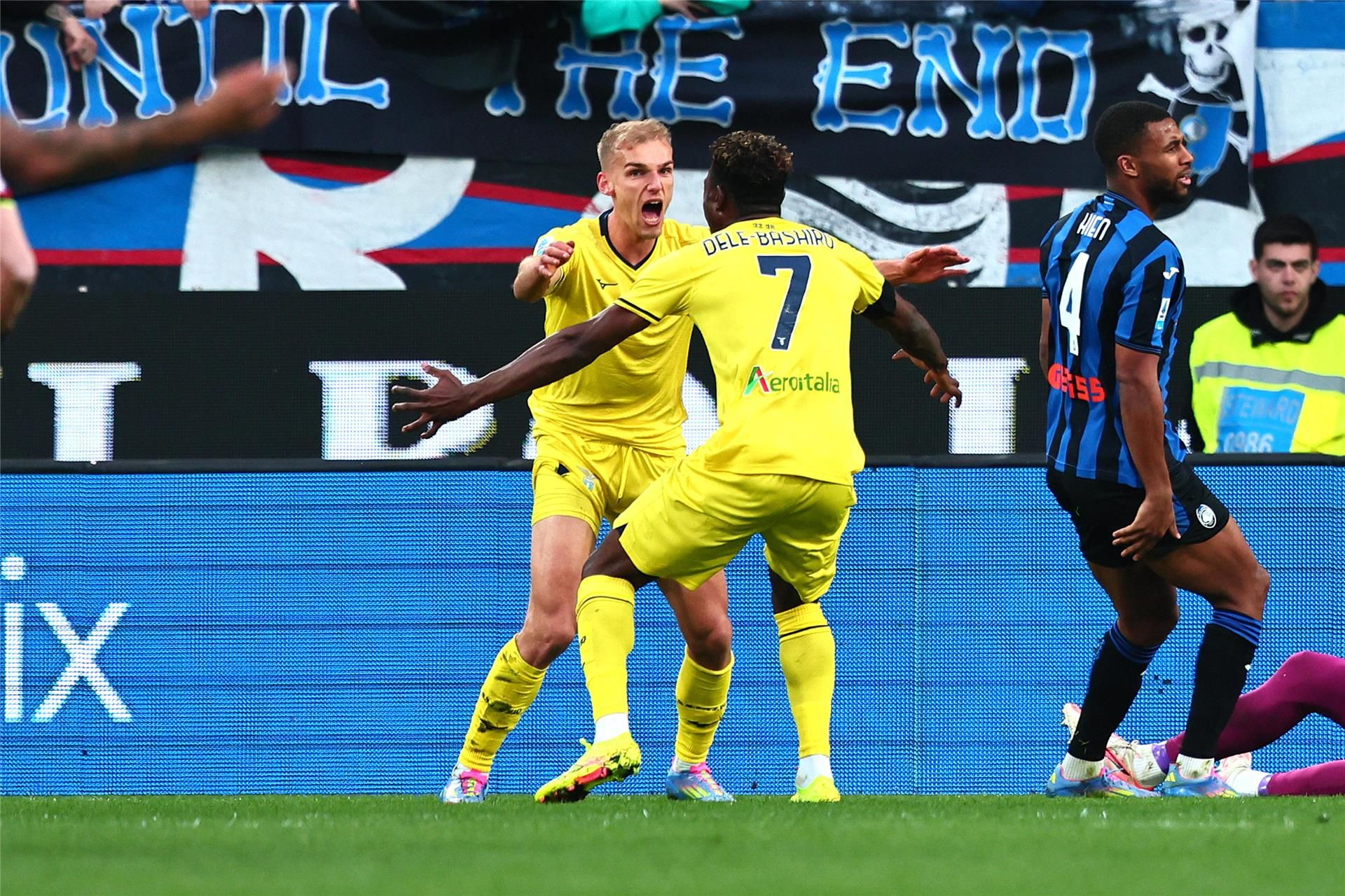 فرحة لاعبي لاتسيو