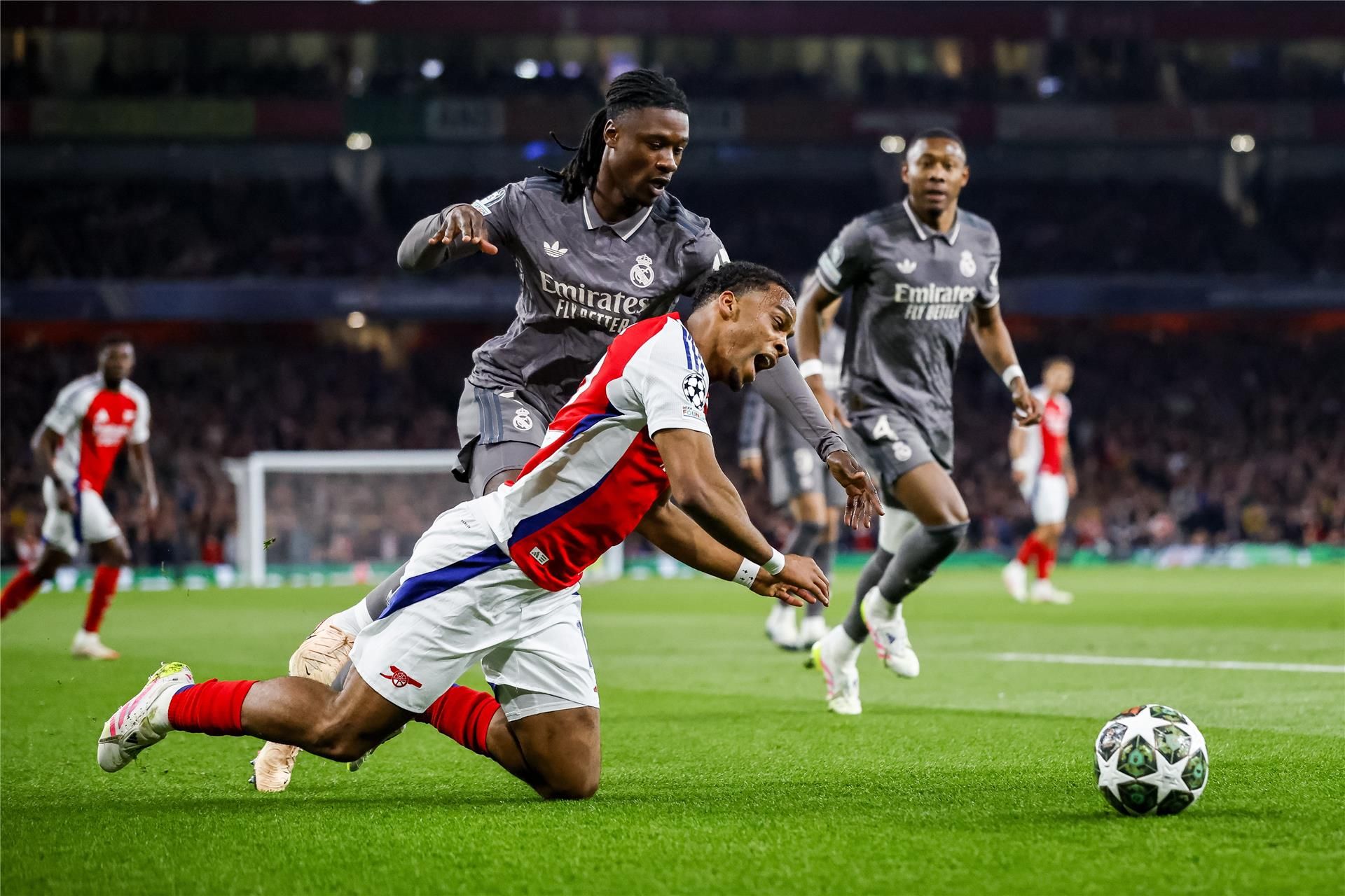 من مباراة ريال مدريد وآرسنال