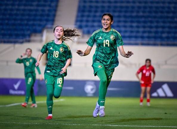 من انتصار شابات السعودية على البحرين