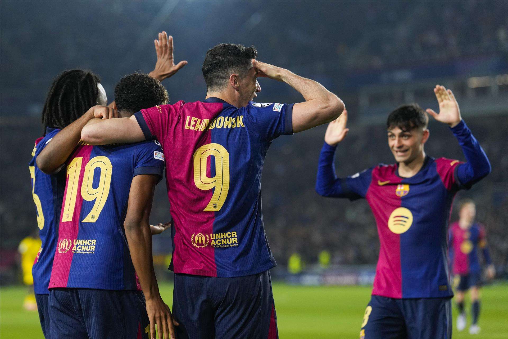 لاعبو برشلونة