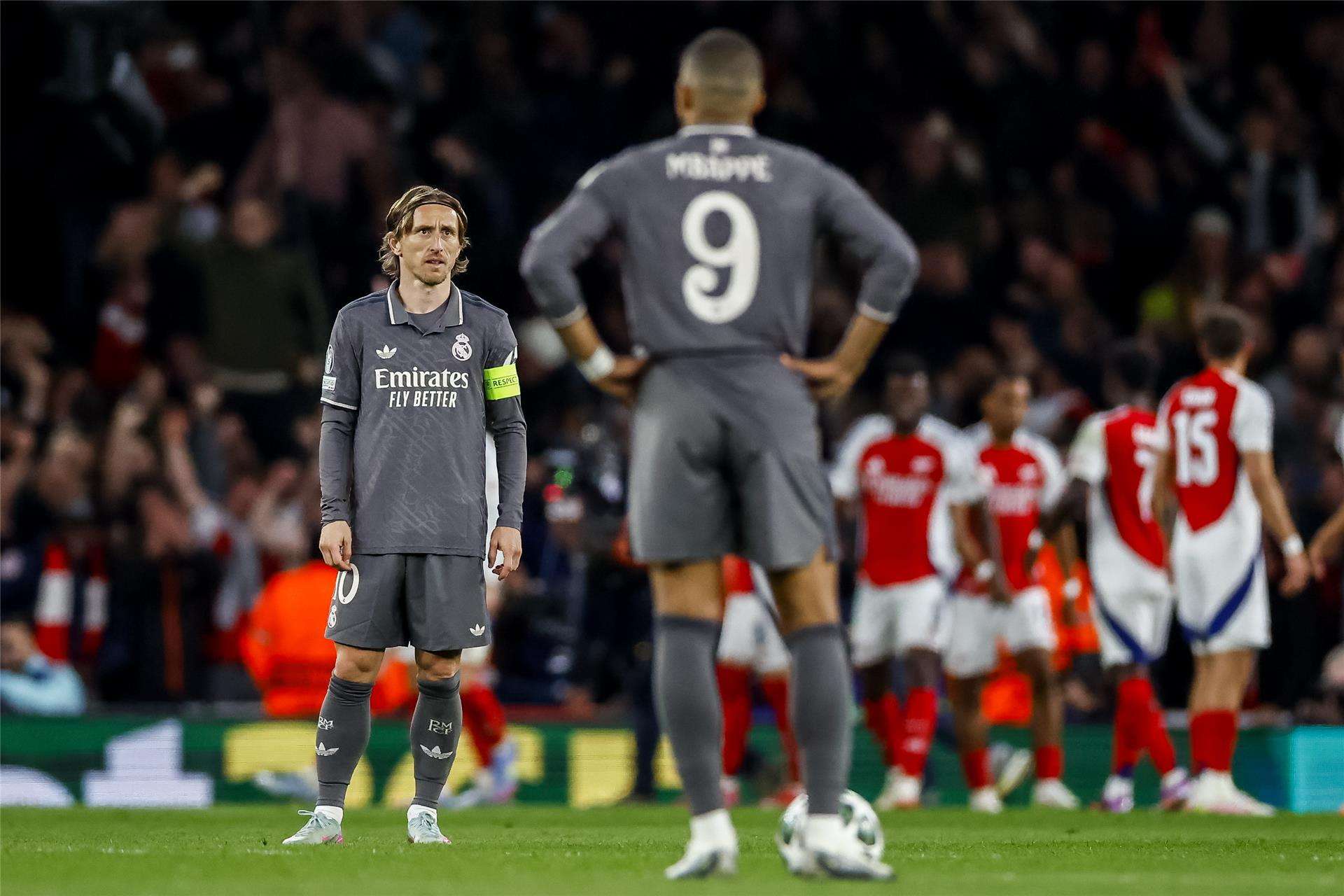 من مباراة ريال مدريد وآرسنال