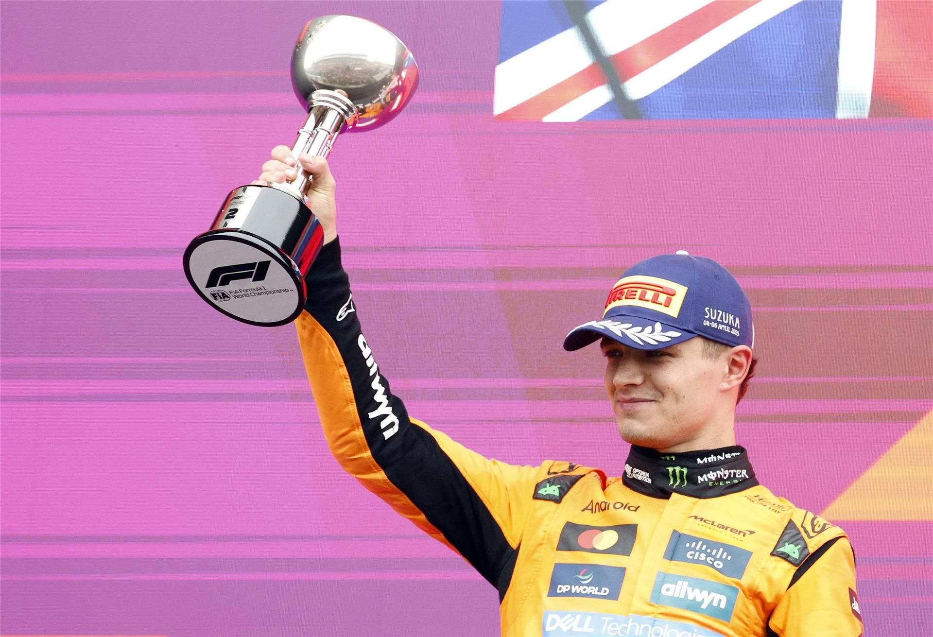 لاندو نوريس سائق فريق مكلارين