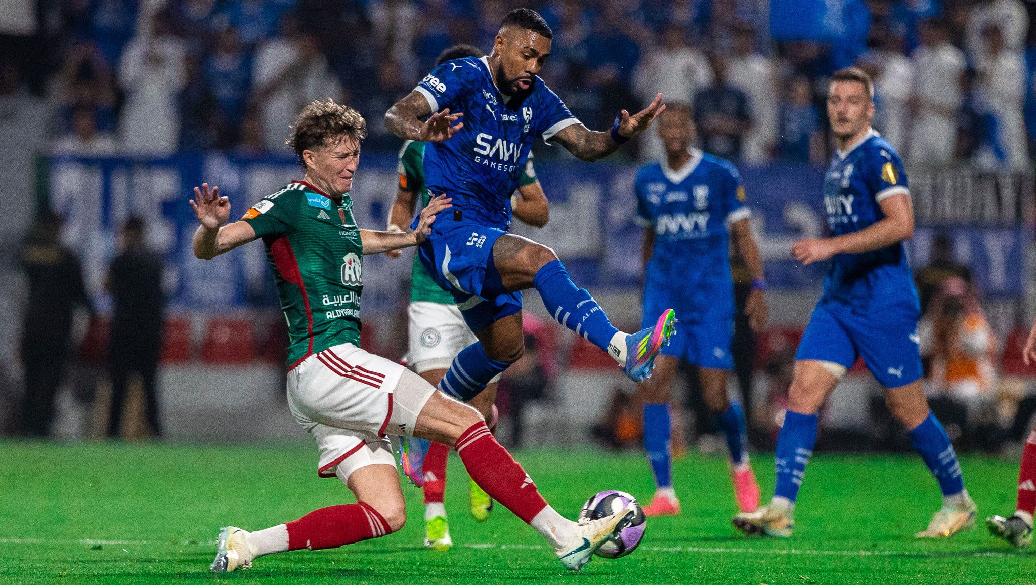 من المباراة