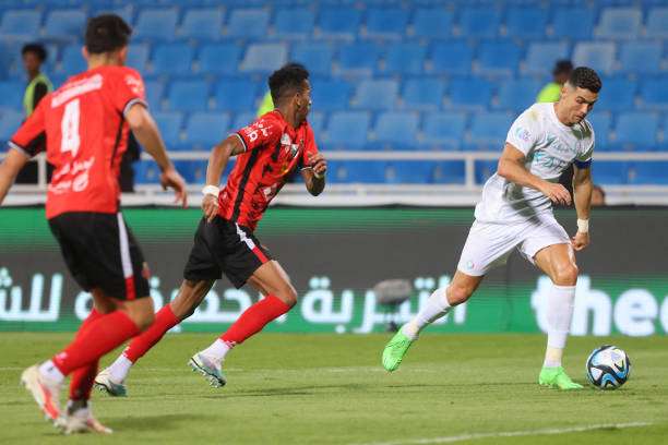 مباراة سابقة بين النصر والرياض