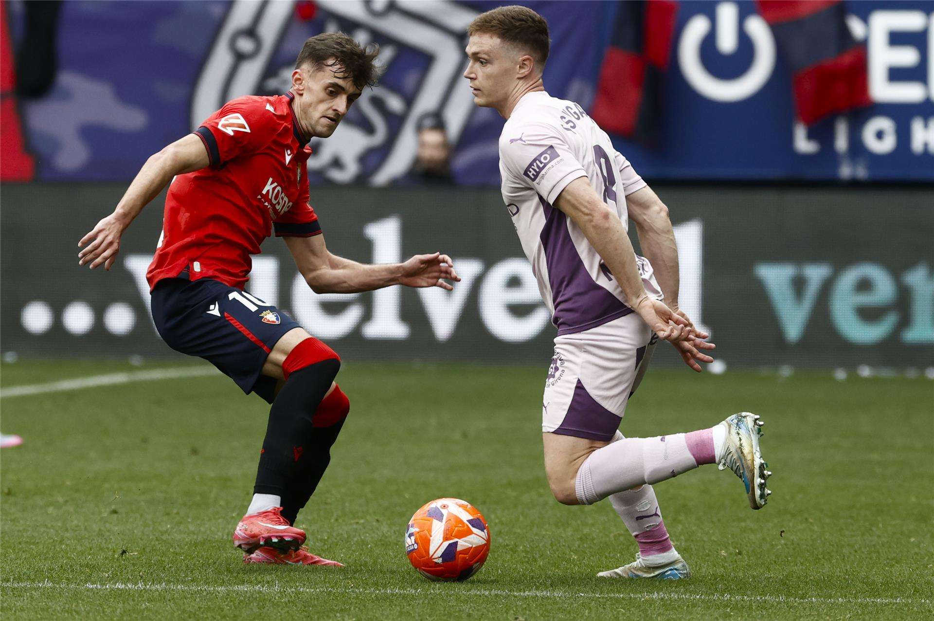 جانب من لقاء أوساسونا وجيرونا