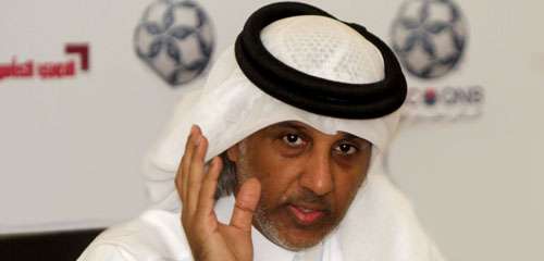 الشيخ حمد بن خليفة بن احمد آل ثاني رئيس الاتحاد القطري لكرة القدم