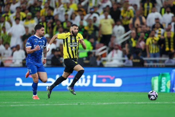 جانب من مباراة الهلال والاتحاد