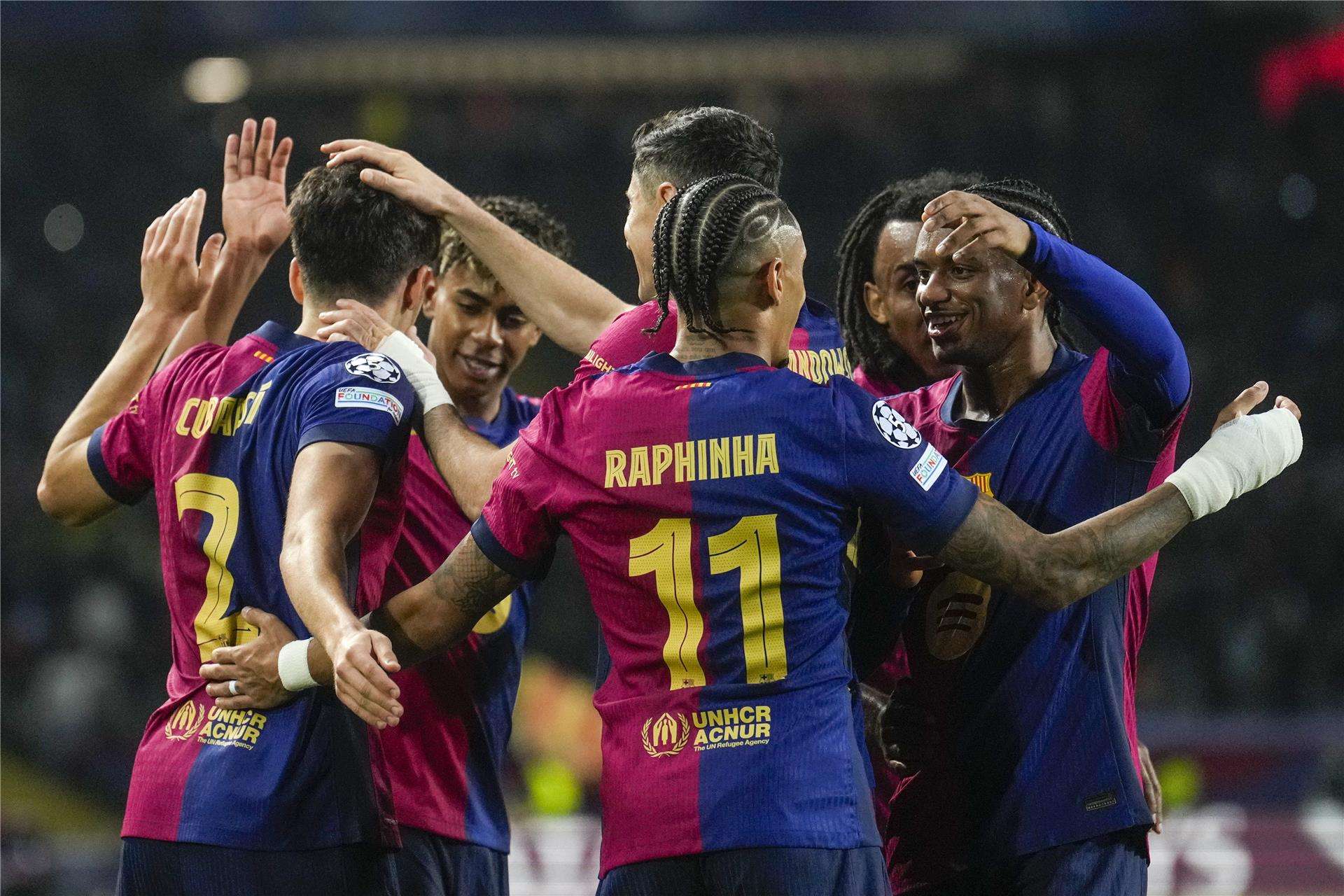 لاعبو برشلونة