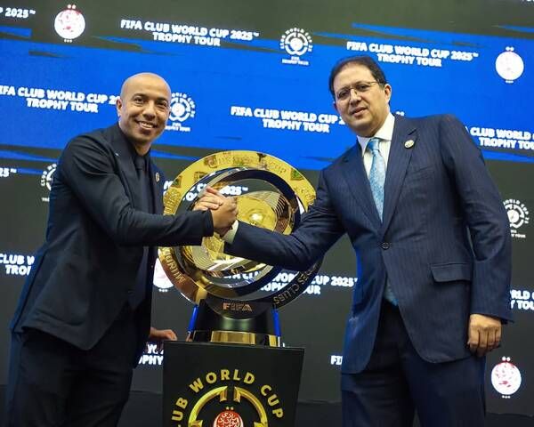 من استقبال الوداد لكأس العالم للأندية