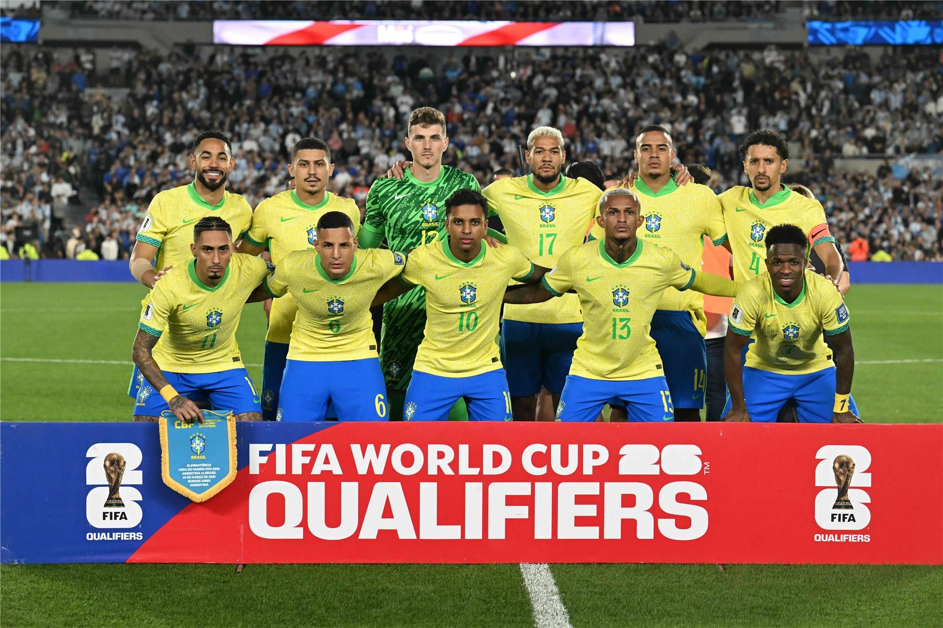 لاعبو منتخب البرازيل