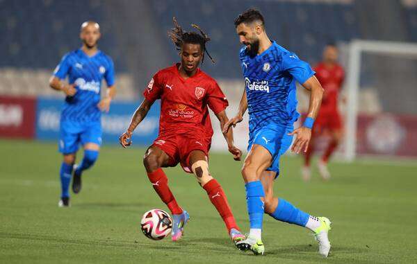 من مباراة الخور والدحيل