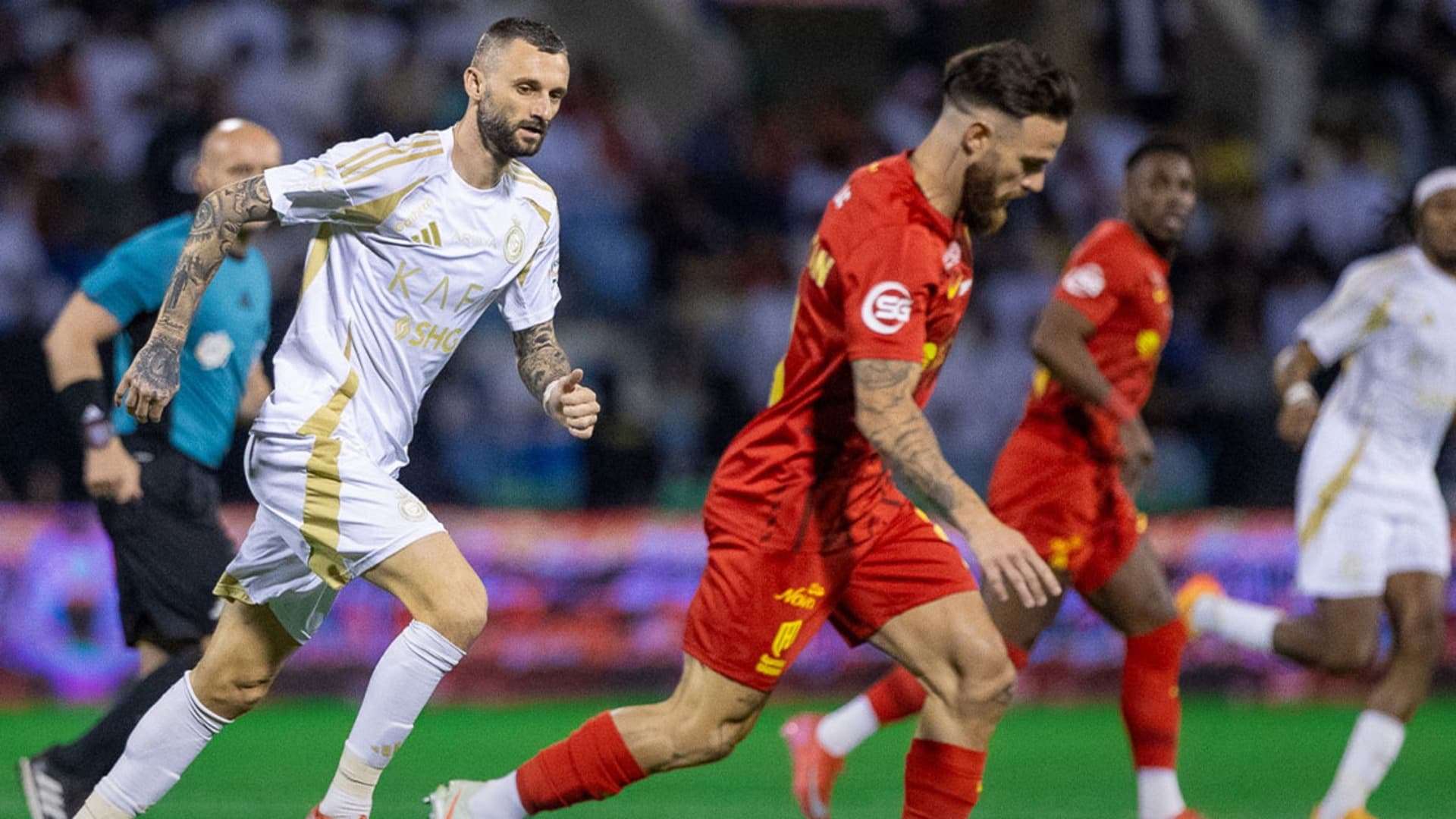 من المباراة