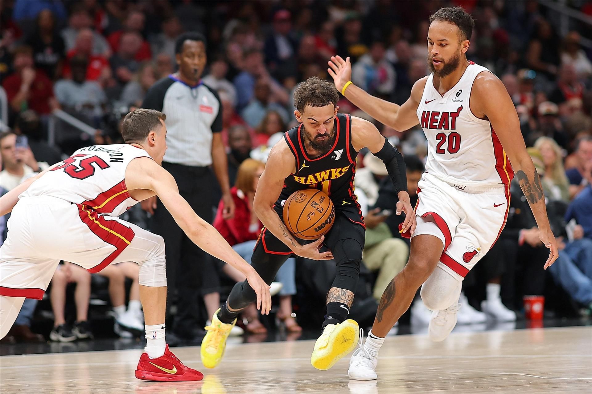 من مواجهة ميامي هيت أمام أتلانتا هوكس