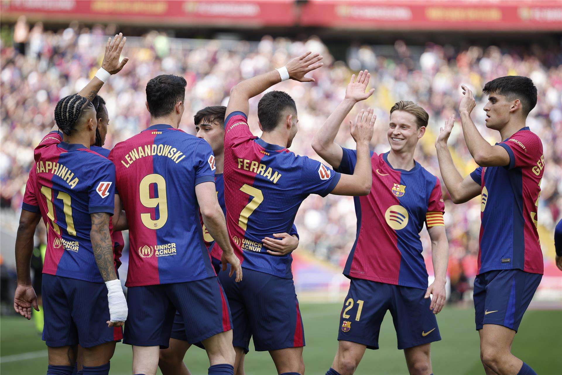 لاعبو برشلونة