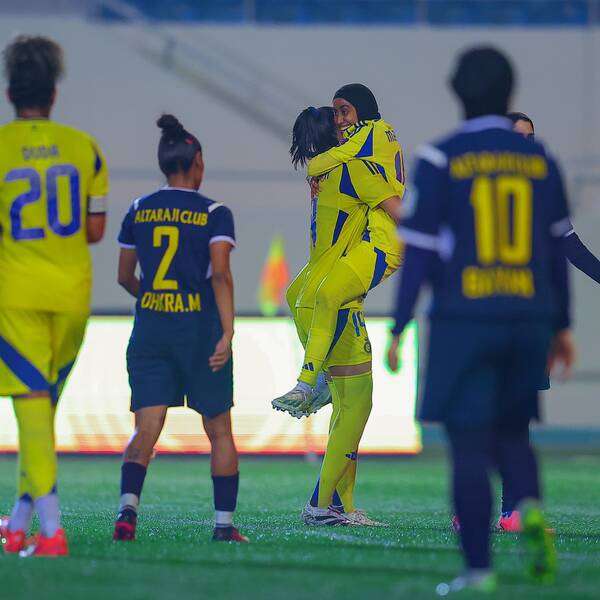 لاعبات النصر ضد الترجي